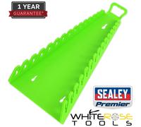 Sealey Spanner Rack Reverse Premier High Visibility Green 15 Capacity Toolbox