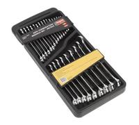 Sealey Spanner Set 25P Metric 6mm - 32mm Combination Wrench Ring Open S0564