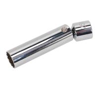 Sealey Ak6569 Spark Plug Socket With Universal Joint 3/8"sq Drive 12-Point 14mm