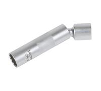 Sealey AK6569 Spark Plug Socket with Universal Joint 14mm 3/8"Sq Drive 12-Point