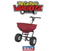 Sealey Broadcast Spreader SPB57W - Lightweight 57kg Push-Feed for Grass & Salt - Walk-Behind