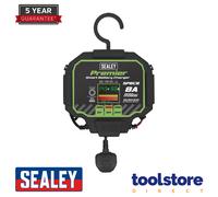 Sealey SPBC8 8A Automatic Battery Charger & Maintainer 12V Smart