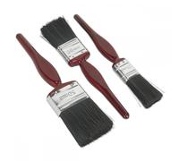 Sealey SPBS3 Pure Bristle Paint Brush Set 3Pc