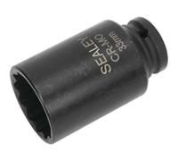 Sealey Specialised 1/2" Drive Deep Bi Hexagon Impact Socket Metric 1/2" 33mm