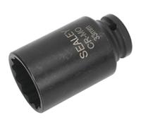 Sealey Sx0041 Impact Socket 33Mm Bi-Hex Deep 1/2Sq Drive