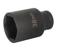 Sealey Specialised 1/2" Drive Deep Hexagon Impact Socket 1/2" 1" 1/2"
