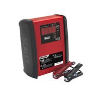 Sealey Automatic Smart Battery Charger & Maintainer 10A 12V - SPI10S, Red