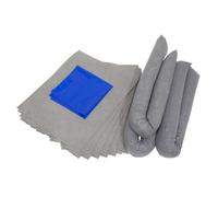 Sealey Spill Control Kit 30L - Pad X15 Sock X3 Disposal Bag With Ties X1 Sck30