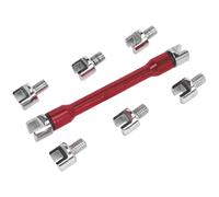Sealey Spoke Wrench 8 Interchangeable Heads