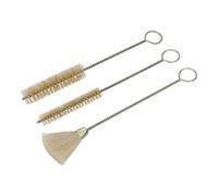 Sealey Spray Gun Cleaning Brush Set For Thinners & Cleaning Solvents 3Pcs Bsgc/3