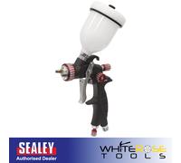 Sealey Spray Gun HVLP Gravity Feed Touch Up Car Paint 1mm Nozzle Set Up Premier