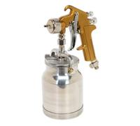 Sealey Spray Gun Suction Feed With Air Regulator Control 1.7mm Set-Up S775