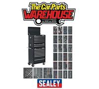 Sealey SPTCOMBO2 Tool Chest & 1179pc Tool Kit Combination 14 Drawer Black STP24