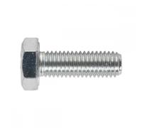 Sealey Zinc Plated 8.8 Steel Din 933 HT Setscrews M10 30mm Pack of 25