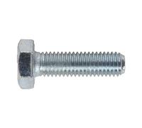 Sealey Ht Setscrew M10 X 35mm 8.8 Zinc Plated Din 933 - Pack Of 25 Pieces Ss1035