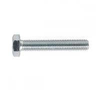 Sealey Zinc Plated 8.8 Steel Din 933 HT Setscrews M10 60mm Pack of 25