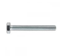 Sealey Zinc Plated 8.8 Steel Din 933 HT Setscrews M10 80mm Pack of 25