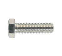 Sealey SS1450 8.8 Zinc Plated HT Setscrew M14 x 50mm, DIN 933 - Pack of 10
