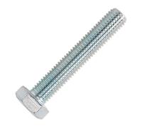 Sealey SS1480 HT Setscrew M14 x 80mm 8.8 Zinc DIN 933 Pack of 10