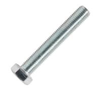 Sealey SS16100 HT Setscrew M16 x 100mm 8.8 Zinc DIN 933 Pack of 5