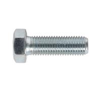 Sealey SS1650 8.8 Zinc Plated HT Setscrew M16 x 50mm, DIN 933 - Pack of 10