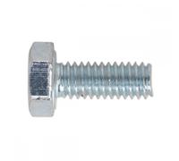 Sealey Zinc Plated 8.8 Steel Din 933 HT Setscrews M4 16mm Pack of 50