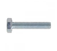 Sealey Zinc Plated 8.8 Steel Din 933 HT Setscrews M4 20mm Pack of 50