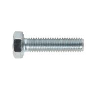 Sealey SS520 8.8 Zinc Plated HT Setscrew M5 x 20mm, DIN 933 - Pack of 50