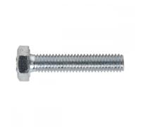 Sealey Zinc Plated 8.8 Steel Din 933 HT Setscrews M6 30mm Pack of 50