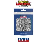 Sealey SS8 Stainless Steel Full Nut M8 x 1.25 pitch, DIN 934 - Pack of