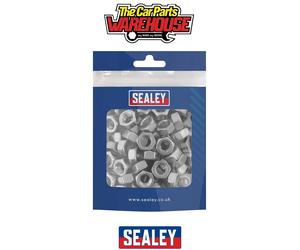 Sealey SS8 Stainless Steel Full Nut M8 x 1.25 pitch, DIN 934 - Pack of