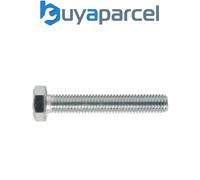 Sealey SS850 8.8 Zinc Plated HT Setscrew M8 x 50mm, DIN 933 - Pack of 50