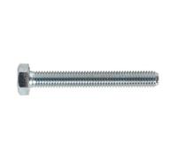 Sealey SS860 8.8 Zinc Plated HT Setscrew M8 x 60mm, DIN 933 - Pack of 50