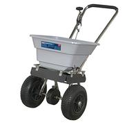 Stainless Steel Broadcast Salt Spreader 37kg Walk Behind
