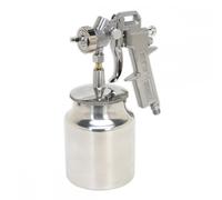 Sealey Spray Gun Suction Feed General-Purpose 1.5mm Set-Up