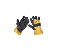 Sealey SSP13 Rigger's Gloves Hide Palm Pair