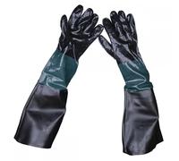 Sealey Shot Blasting Gauntlets SSP41 585mm Cuffed Pair Black