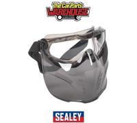 Sealey Safety Goggles SSP76 with Detachable Face Shield