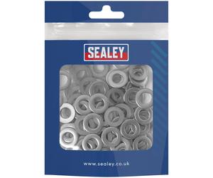 Sealey SSW8 Flat Washer Stainless Steel M8, DIN 125 - Pack of 100