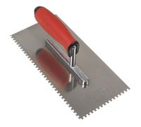 Sealey Stainless Steel 270mm Notch Trowel Rubber Handle 4mm T7804