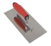 Sealey Stainless Steel 270mm Plastering Trowel Rubber Handle T7800