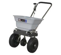 Sealey Stainless Steel Broadcast Salt Spreader 37Kg Walk Behind Ssb37W