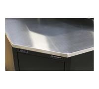 Sealey Stainless Steel Corner Worktop 930Mm