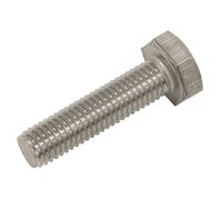 Sealey Stainless Steel Hex Head Set Screw DIN 933 M10 X 40 A2 Pack of 25 S1040