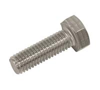 Sealey Stainless Steel Hex Head Set Screw DIN 933 M8 X 25 A2 Pack of 50 S825S