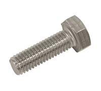 Sealey Stainless Steel Hex Head Set Screw DIN 933, M8 X 25 A2 - Pack of 50 S825S