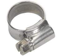 Sealey Stainless Steel Hose Clips 10mm - 16mm Pack of 10