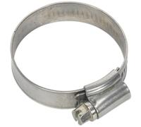 Sealey Stainless Steel Hose Clips 32mm - 44mm Pack of 10