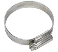 Sealey Stainless Steel Hose Clips 38mm - 57mm Pack of 10