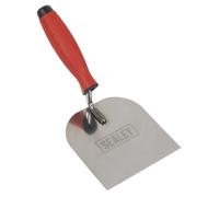 Sealey T1706 Stainless Steel Margin Trowel with Rubber Handle 120mm